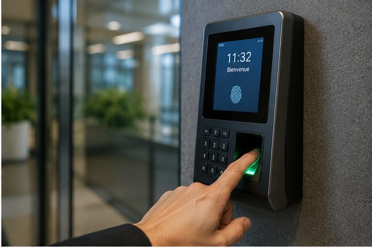 Lecteur biométrique de contrôle d'accès avec empreinte digitale