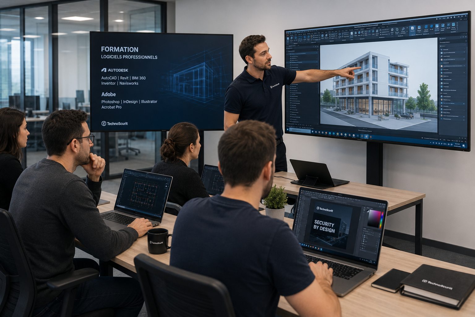Formation logiciels professionnels en entreprise